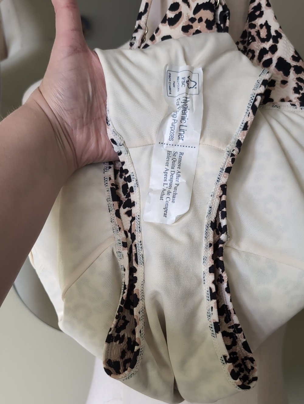 Ibiza Women's Size XL Animal Print One Shoulder One Piece Swimsuit - Picture 13 of 13